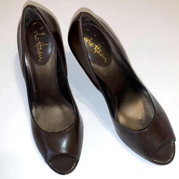 Cole Haan Nike Air Brown Heels - Picture 2 of 7